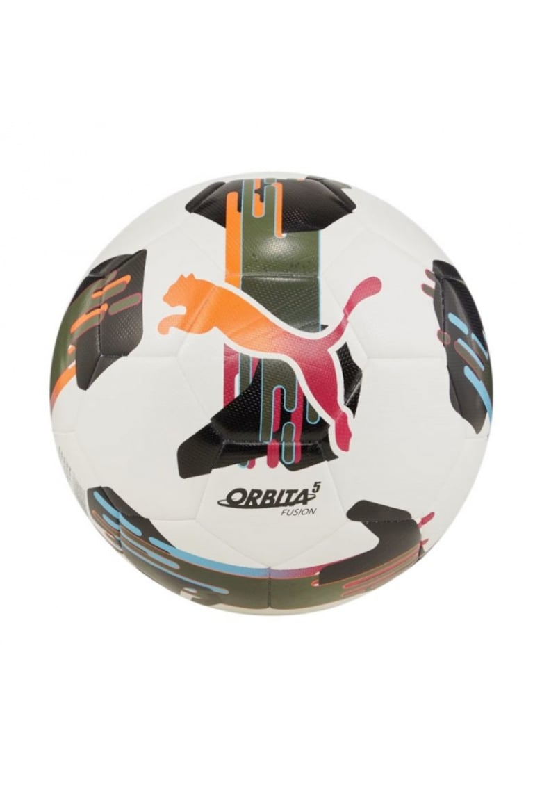 Minge fotbal Orbita 5 Fusion - alb/negru/oranj -