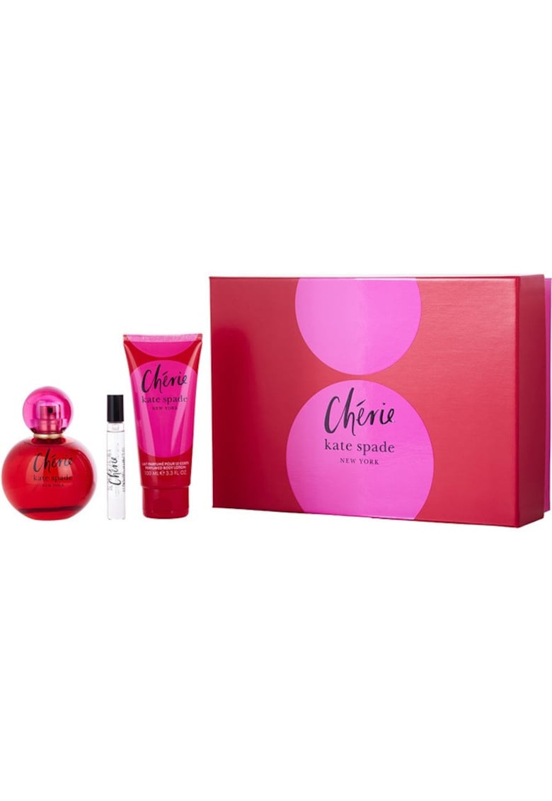 Oferte la Set Apa de Parfum  Cherie 100 ml + 7 - 5 ml + 100 ml Lotiune de corp - Femei