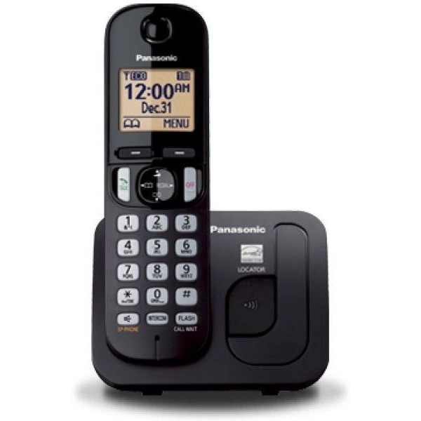 Oferte la Telefon fara fir Panasonic KX-TGC210FXB, Agenda 50 numere, Caller ID, Negru