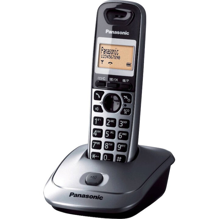 Oferte la Telefon DECT fara fir Panasonic DECT KX-TG2511FXM, Caller ID, Gri