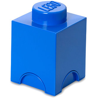 Cutie depozitare LEGO 1x1 albastru inchis (40011731)