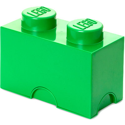 Cutie depozitare LEGO 1x2 verde inchis (40021734)
