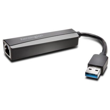 Oferte la Adaptor retea Kensington UA0000E, USB 3.0 - RJ45, Black