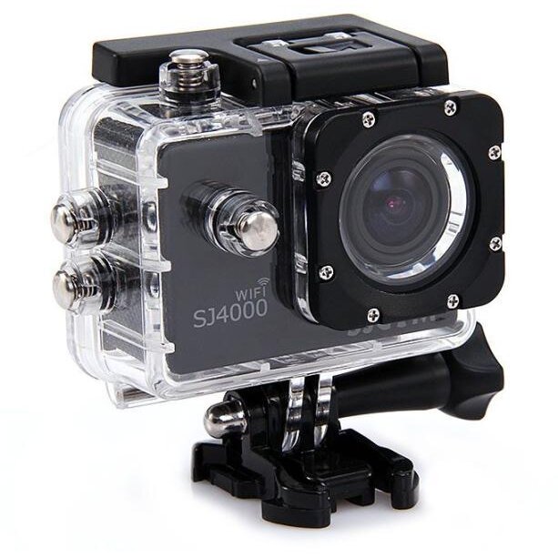 Oferte la Camera sport SJCAM SJ 4000 WiFi, carcasa impermeabila, argintiu