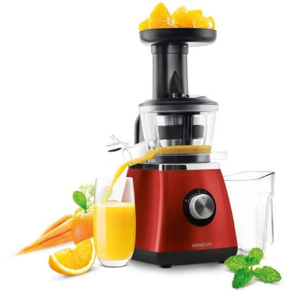 Oferte la Storcator fructe Sencor SSJ 4042RD SLOW JUICER, rosu
