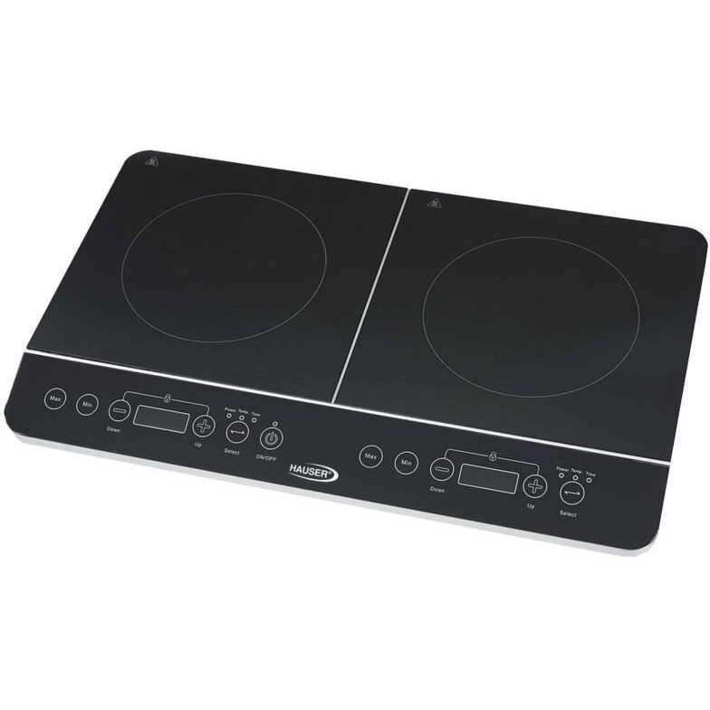 Oferte la Plita cu inductie Hauser IC-2214, 3500W, 2 zone de gatit, negru