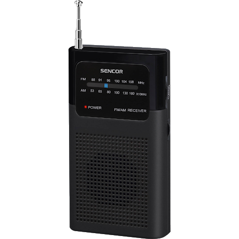 Oferte la SENCOR Radio Sencor SRD 1100B, Negru Putere 0,3 W RMS Radio FM / AM Sursa Alimentare: Baterii 2 x 1,5 V AAA