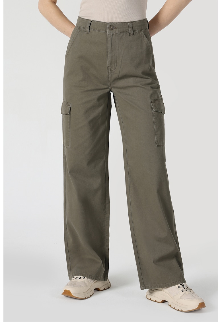 Oferte la Blugi ampli cargo - Kaki