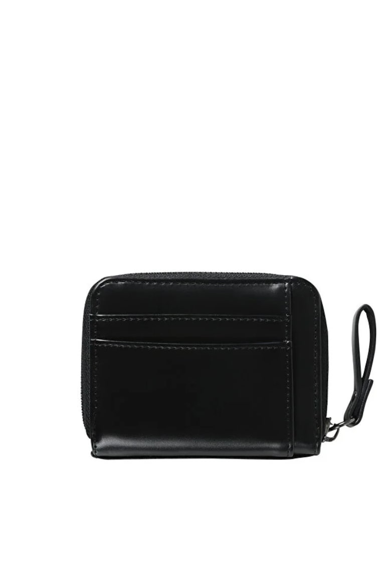 Oferte la Portofel dama -  Poliuretan - Inchidere cu fermoar - Negru