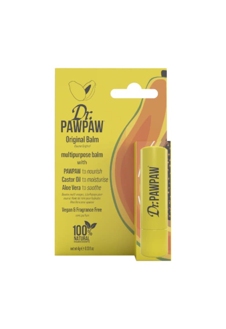 Oferte la Balsam stick multifunctional cu pawpaw - ulei de ricin si aloe vera - Original Balm -  4 g