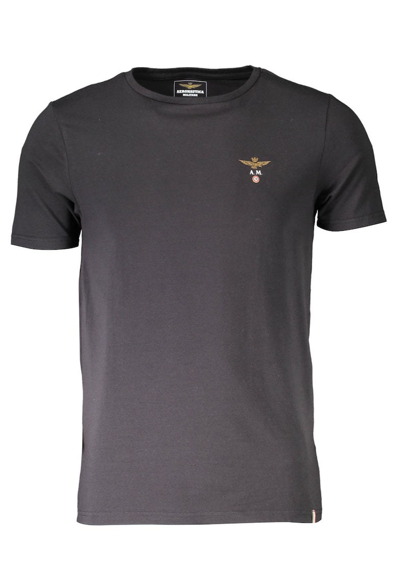 Oferte la Tricou barbati cu aplicatie logo discreta - - Negru