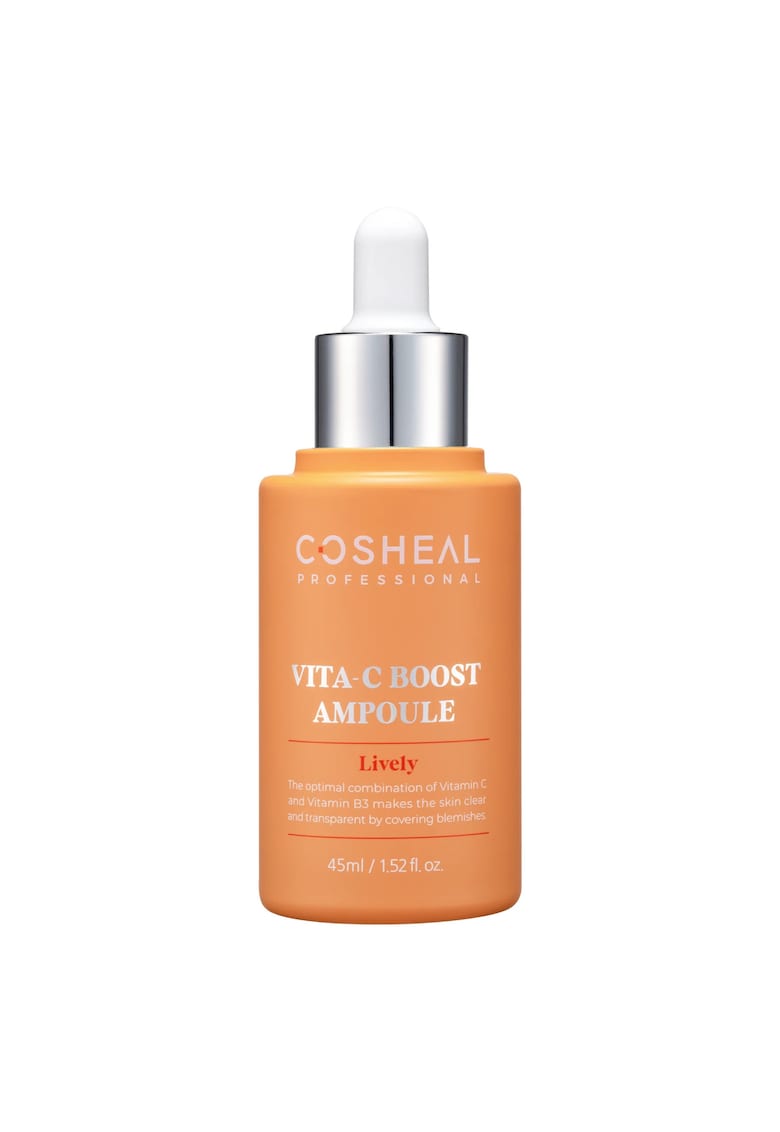 Oferte la Ser iluminator cu vitamina C si vitamina B3 - VITA-C Boost Ampoule - Lively -  Professional - 45 ml