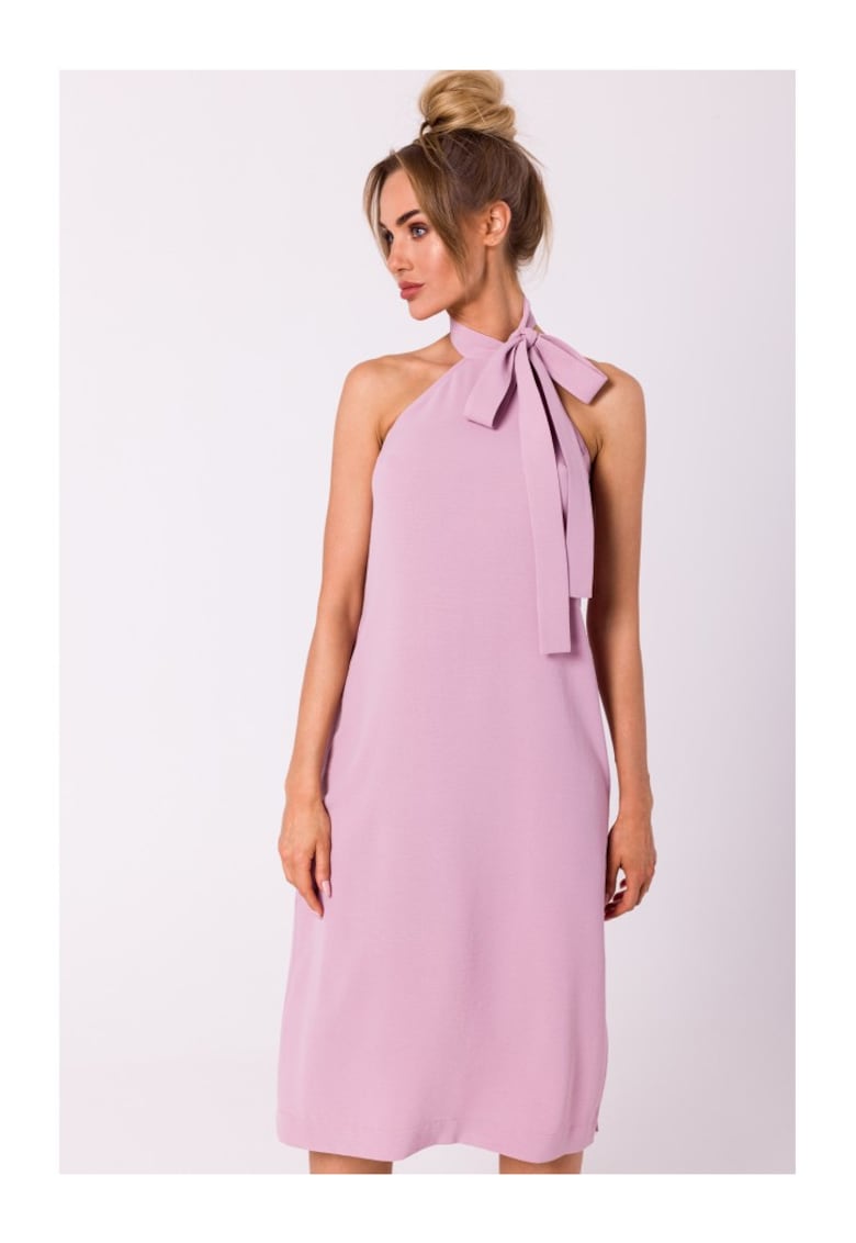 Oferte la Made of Emotion Rochie midi pentru femei Gwenhwynna M736 neagră - Roz