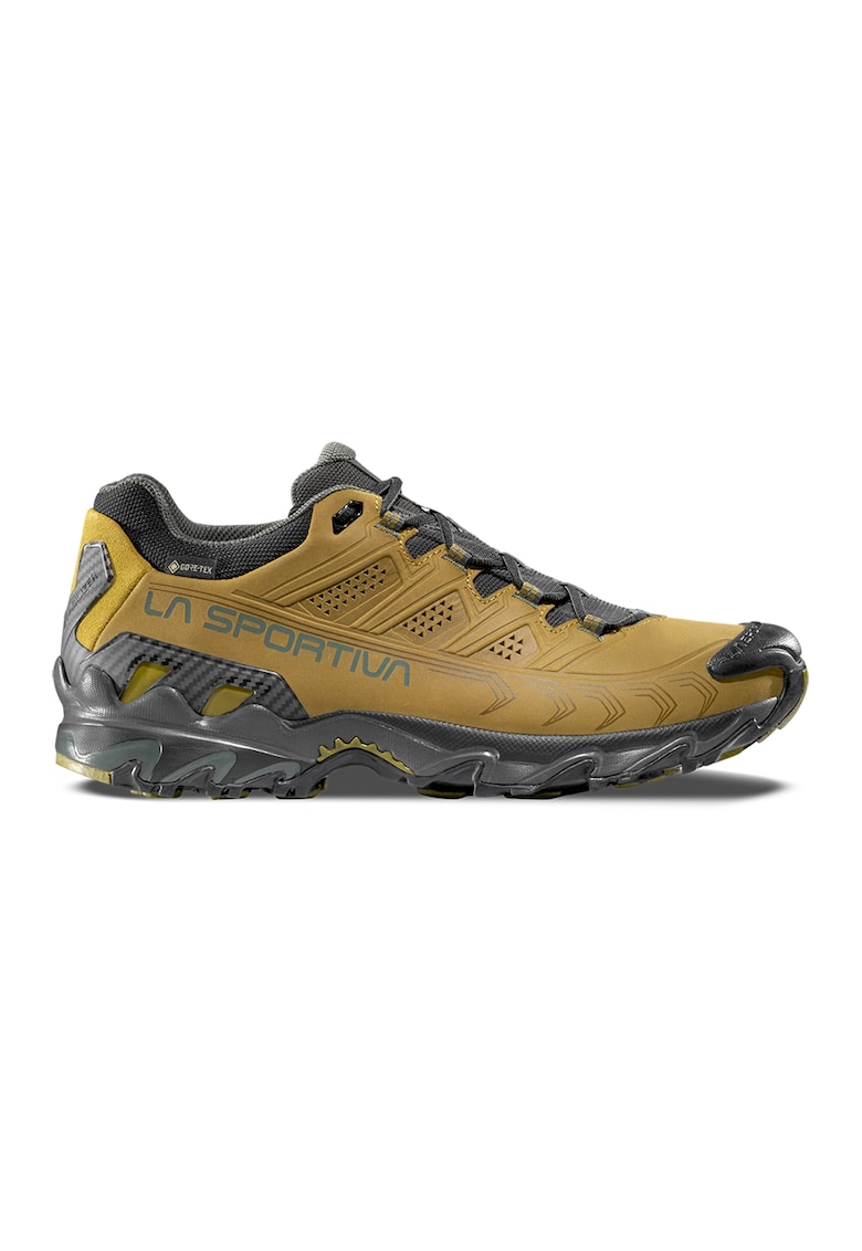 Oferte la Pantofi sport de piele ecologica pentru drumetii Ultra Raptor II - Gri inchis/Galben mustar