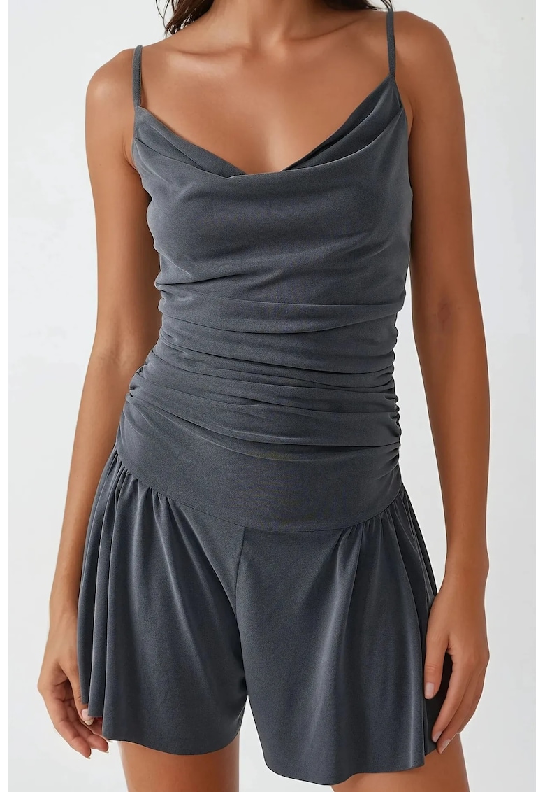 Oferte la Salopeta dama -  Gri - Textil