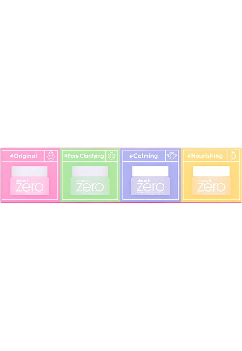 Oferte la Set de balsamuri de curatare -  Clean it Zero Cleansing Balm Miniature Kit - 4x 7ml