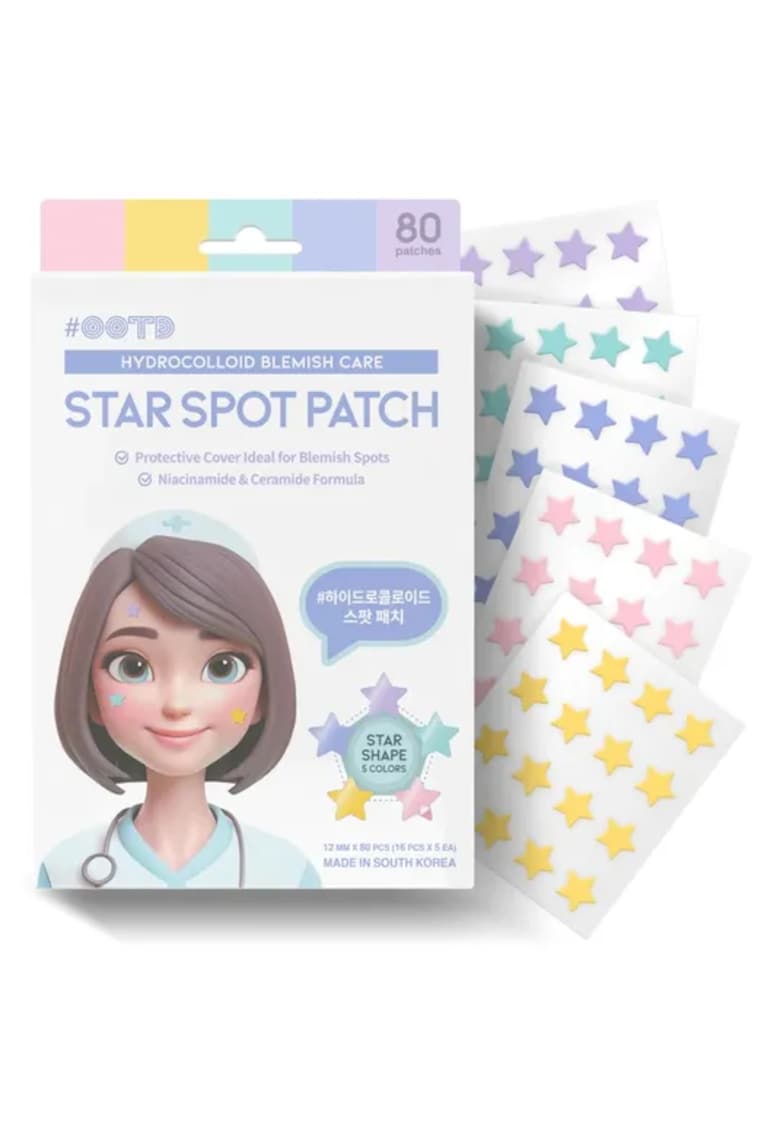 Oferte la Plasturi hidrocolidali anti-acnee # Star Spot Patch - 80 buc - 5g