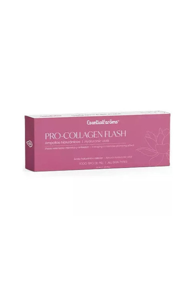 Oferte la Fiole cu acid hialuronic natural -  Pro-collagen Flash - antiaging - 7 x 1.5ml