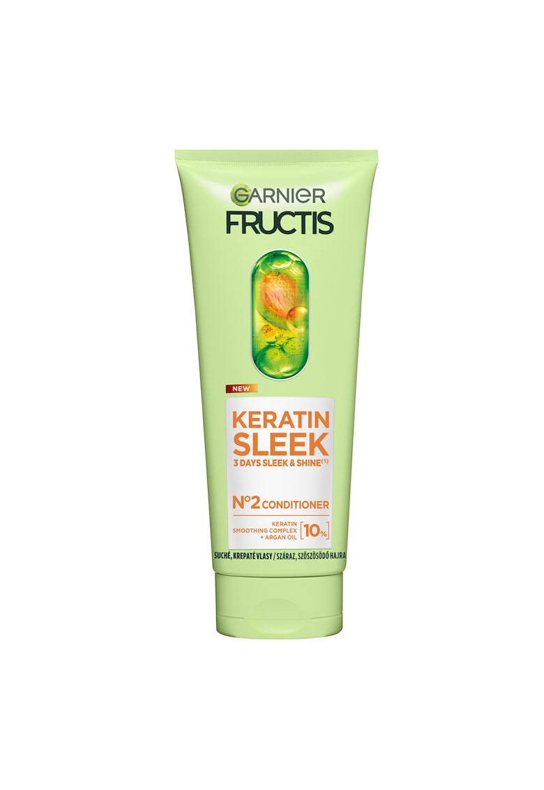 Oferte la Balsam  Fructis Keratin Sleek - cu keratina si ulei de argan - pentru un par neted si stralucitor - 200ml