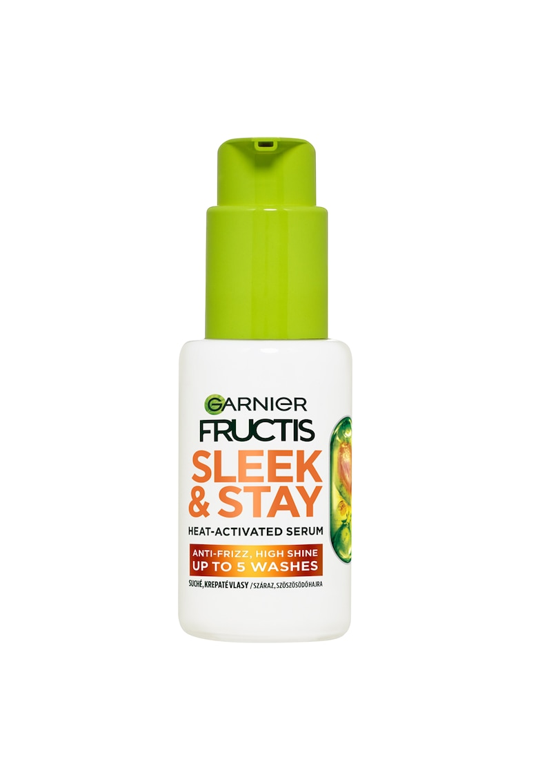 Oferte la Ser activat termic  Fructis Sleek & Stay - pentru netezire si protectie termica - 50ml