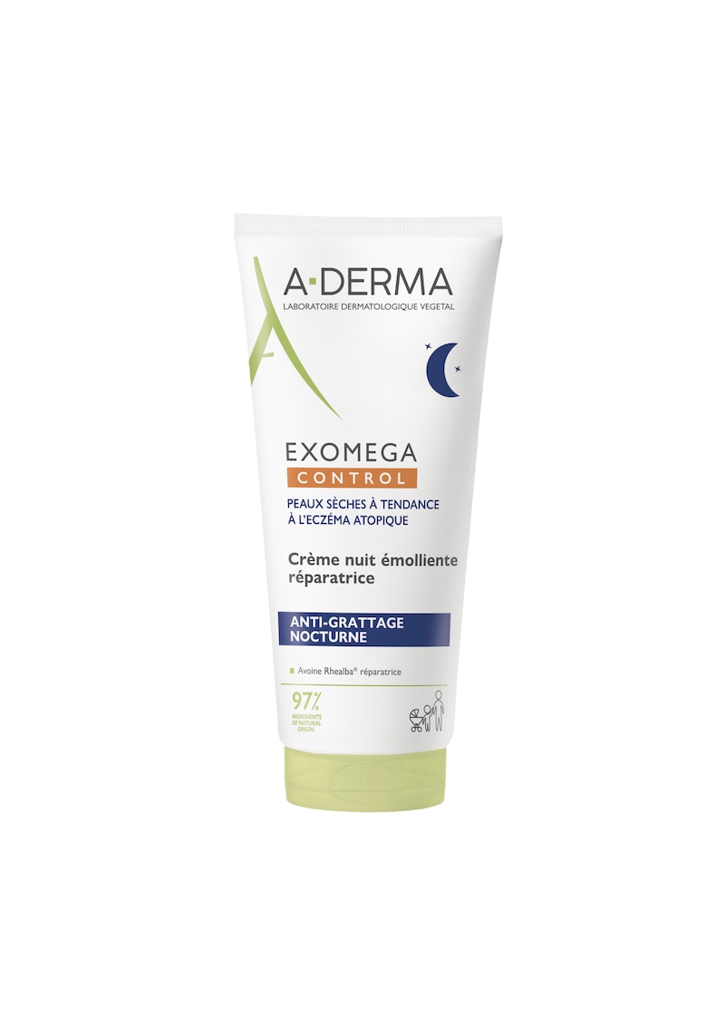 Oferte la Crema de noapte emolienta reparatoare - piele uscata - atopica Exomega Control -  200 ml