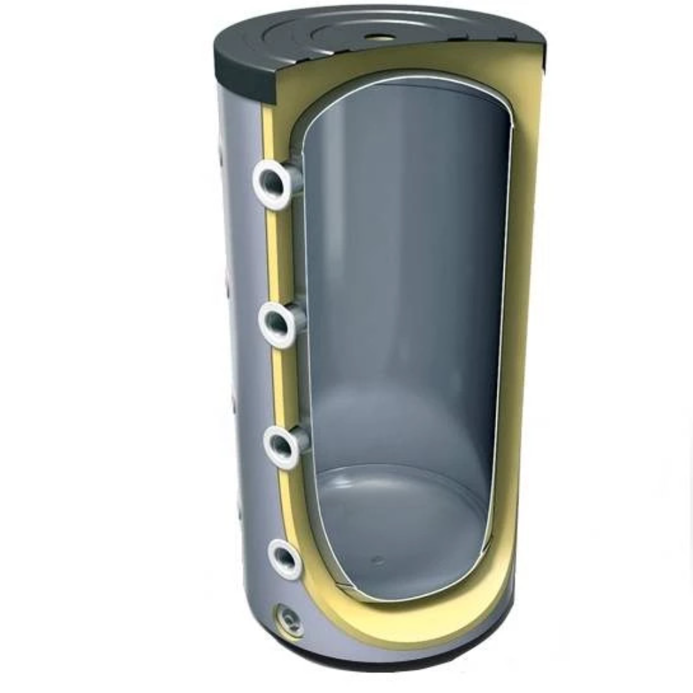 Oferte la Puffer 800 l Tesy V80095F43P4C, vertical, fara serpentine, 1 rezervor, gri, 124 kg, 1837 x 900 x 900 mm
