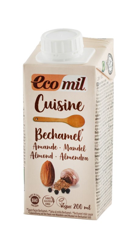 Oferte la Sos bio bechamel pe baza de migdale, 200ml Ecomil Cuisine