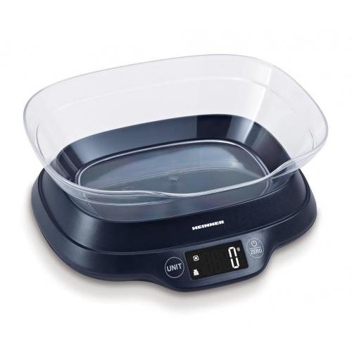 Oferte la Cantar de bucatarie cu bol HKSB-TC5P Linnen  5kg Negru