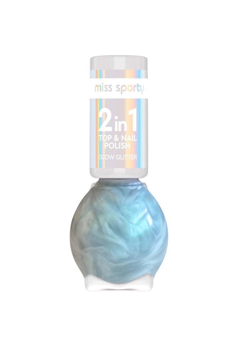 Oferte la Lac De Unghii  Glow Glitter - 7 ml - BLUE