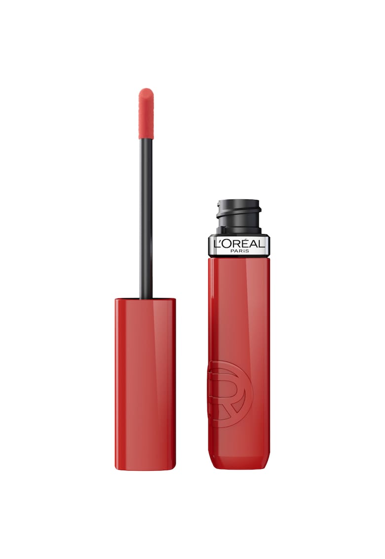 Oferte la Ruj lichid cu stralucire de lac - rezistent la transfer  Infaillible Laque Resistance - 4.3 ml - Worth It Medium