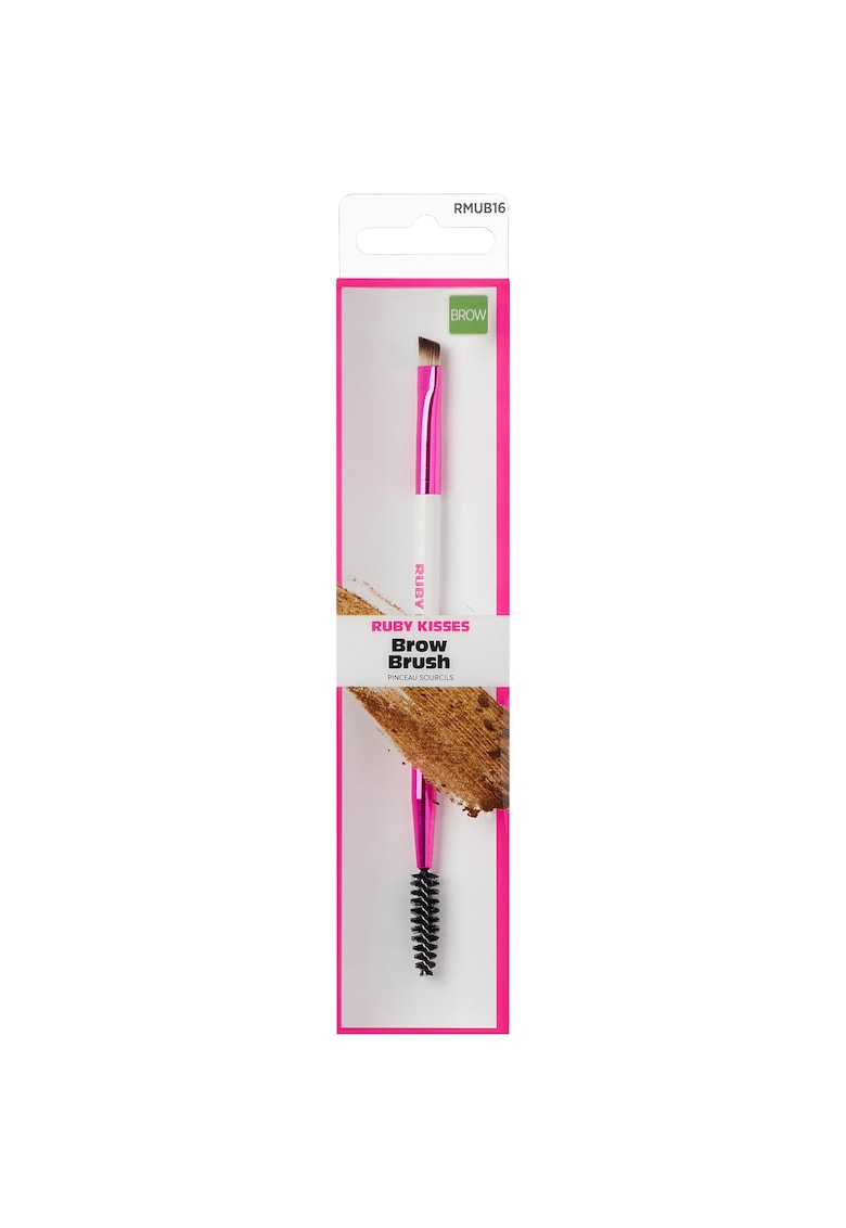 Oferte la Pensula Machiaj  -1 buc - Alb/Negru/Roz