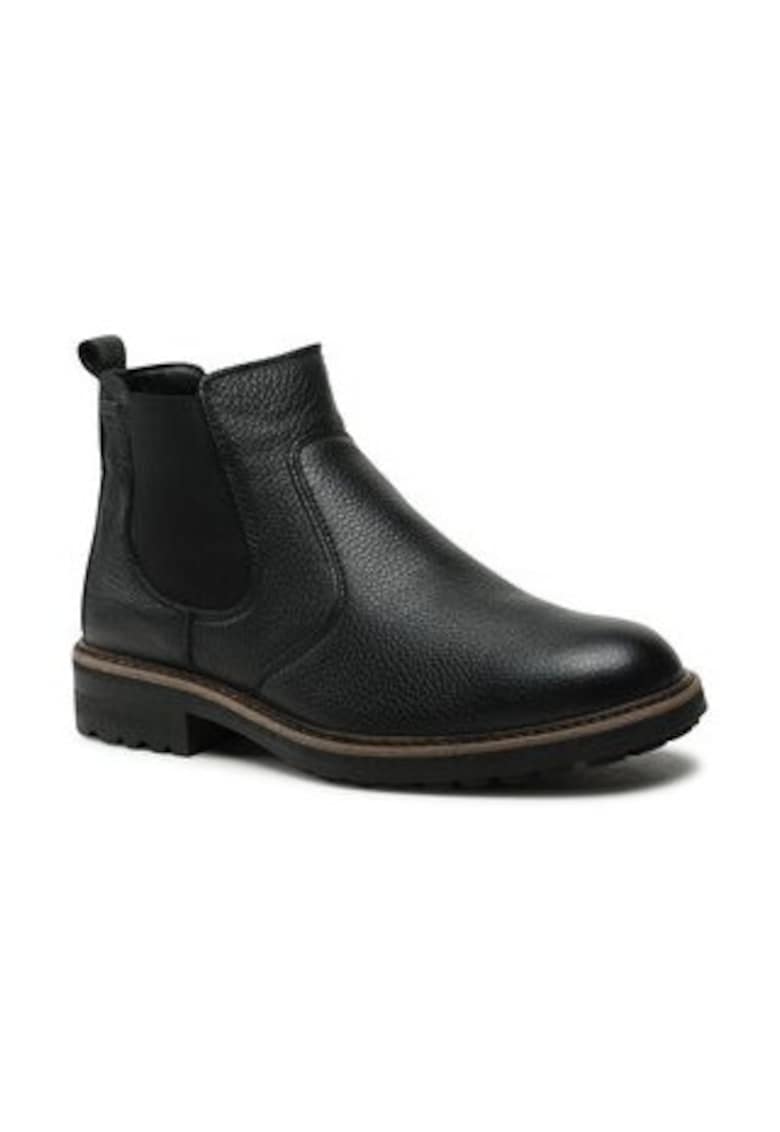Oferte la Ghete barbati -  piele naturala - negru