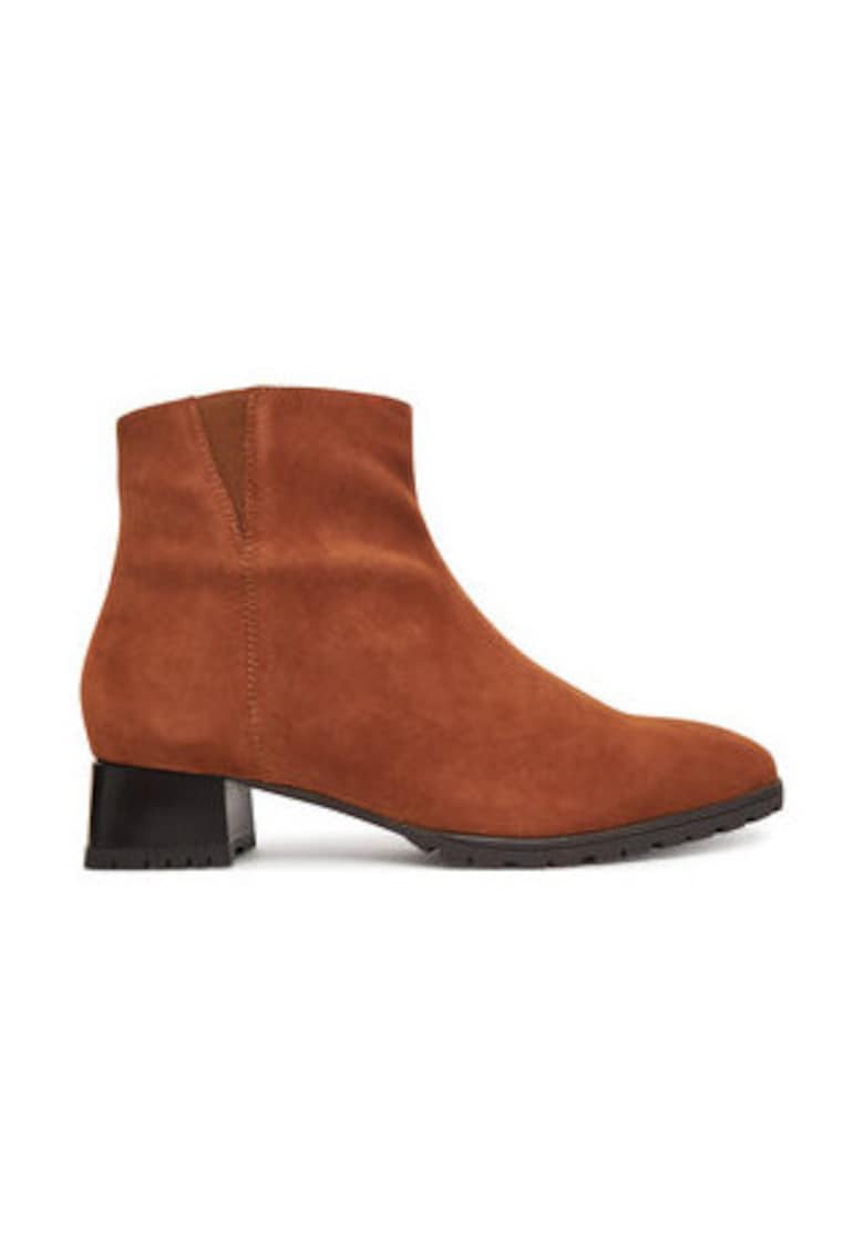 Oferte la Botine dama -  piele naturala - maro