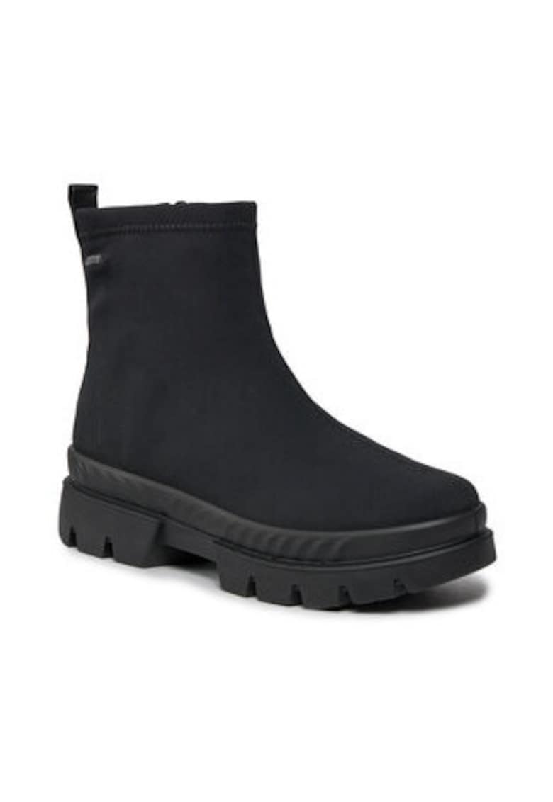 Oferte la Botine dama -  pana la glezna - negru - material sintetic