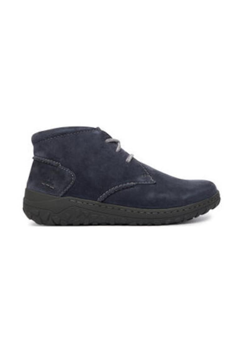 Oferte la Botine dama -  piele naturala - albastru inchis