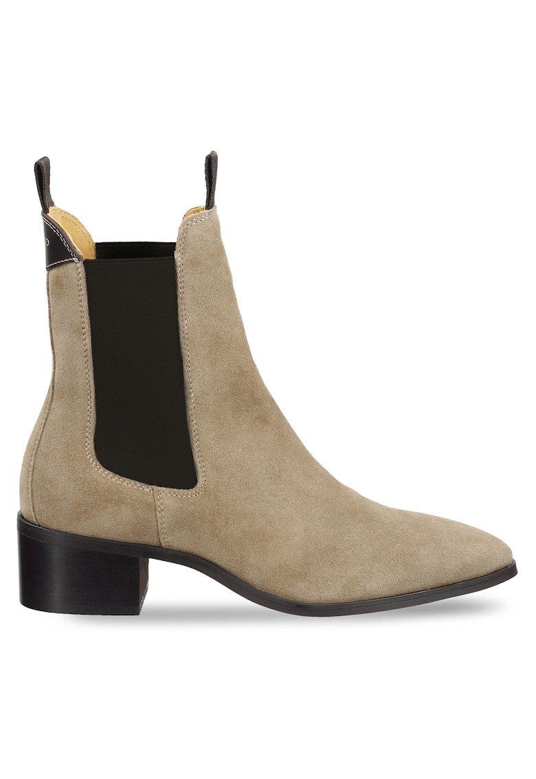 Oferte la Botine dama 305605214 -  Piele naturala - Bej