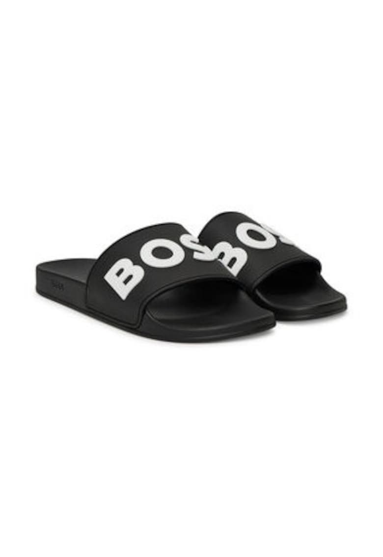 Oferte la Papuci barbatesti -  plastic - negru/alb