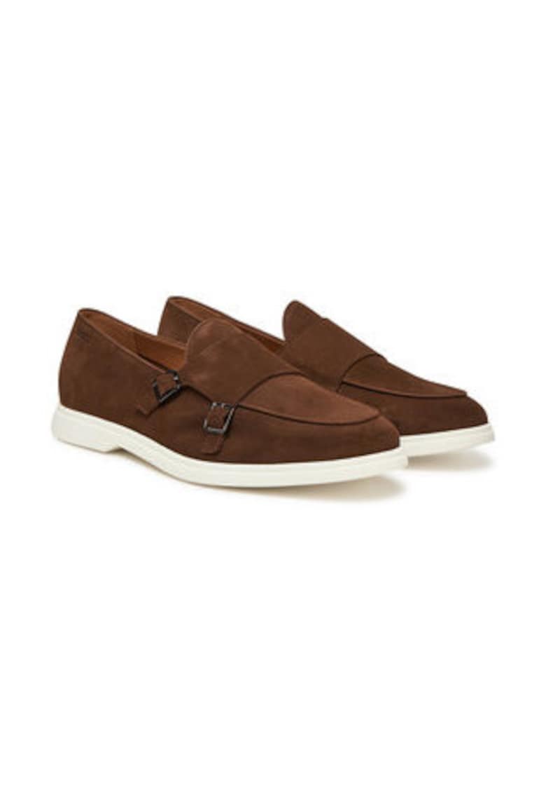 Oferte la Mocasini barbati 304959288 -  Piele naturala - Maro