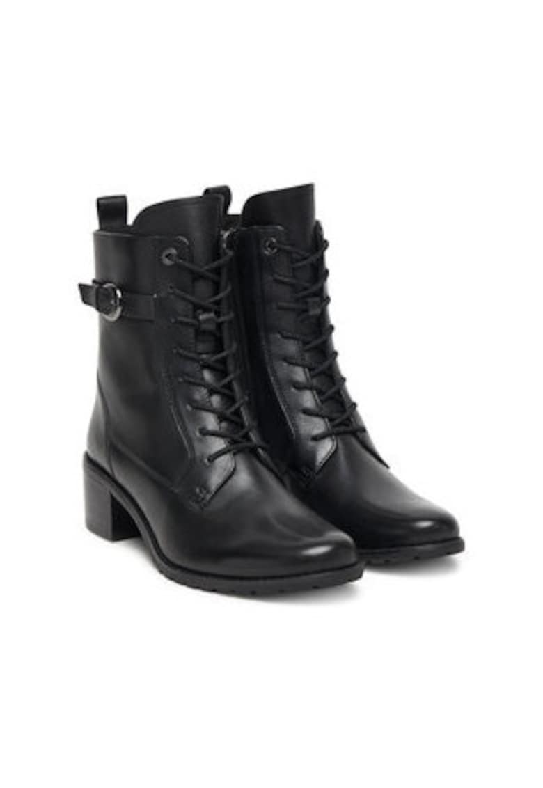 Oferte la Ghete dama  din piele naturala - negru