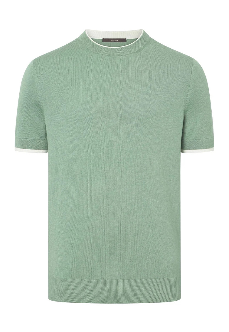 Oferte la Tricou regular fit cu guler rotund 30044681 - Albastru inchis
