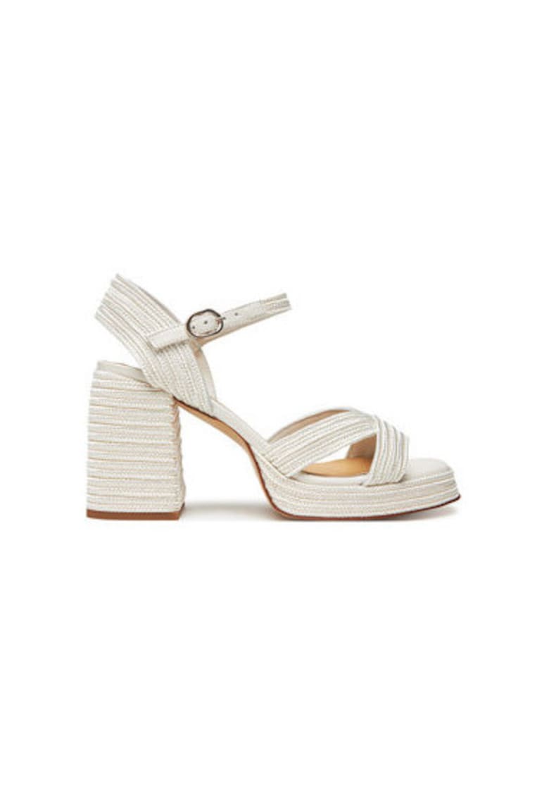 Oferte la Espadrile dama  023116-200 - Textil - Alb