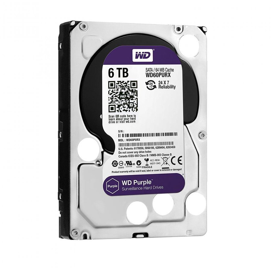 Oferte la Hard disk New Purple 6TB SATA-III IntelliPower 64MB WD60PURZ