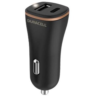 Oferte la Incarcator Auto Dual USB-A + USB-C PD 27W Negru