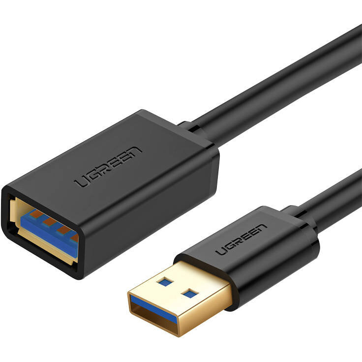 Oferte la Cablu de date US103, USB 3.0 tata - USB 3.0 mama, Gbps, 1m, Negru