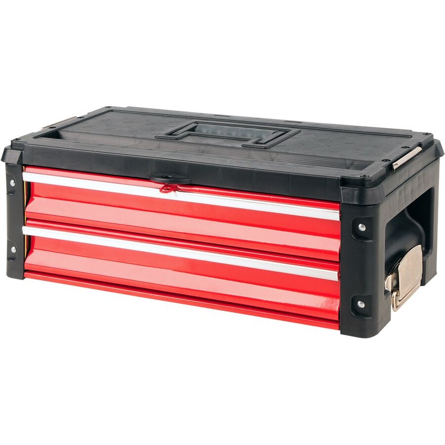 Oferte la Cutie YT-09107  Metal   2 Compartimente Rosu