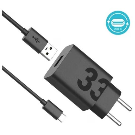 Oferte la Incarcator Retea PG38C06448 33W Port Usb Type A Inclus Cablu Usb Type C 1M Negru