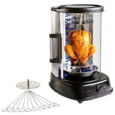Oferte la Rotisor Vertical DOM323 Frigarui Incluse 1500W 28 x 34 x 44cm Negru