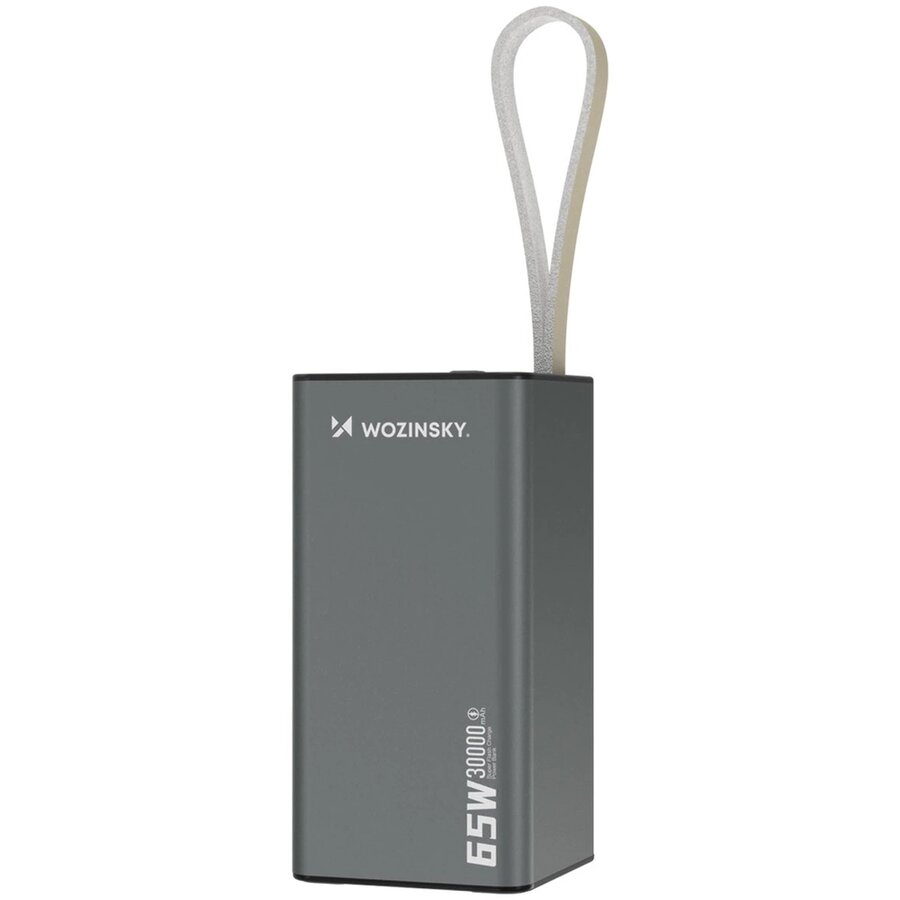 Oferte la Acumulator extern K65+ 30000mAh, 65W, 2x USB-C, 1x USB-A 65W, Gri
