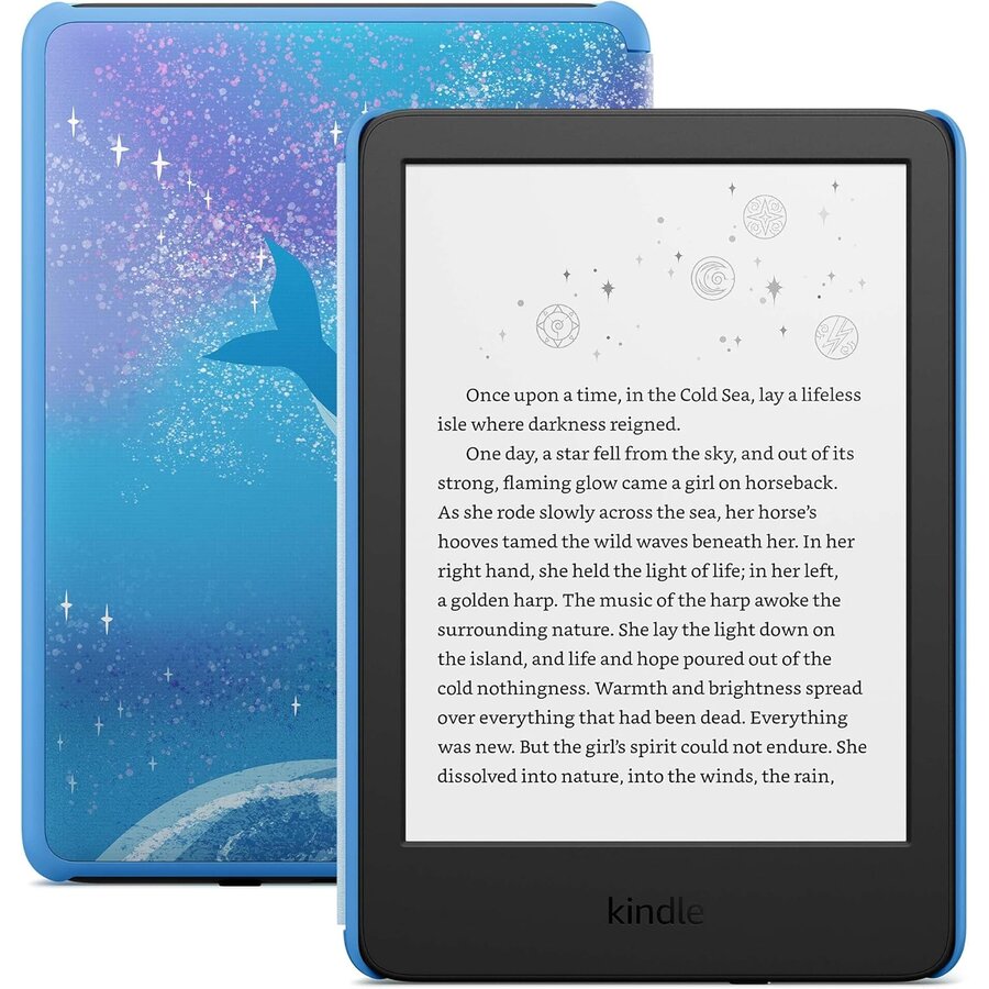Oferte la eBook reader Kindle Kids 6inch 16GB Space Whale