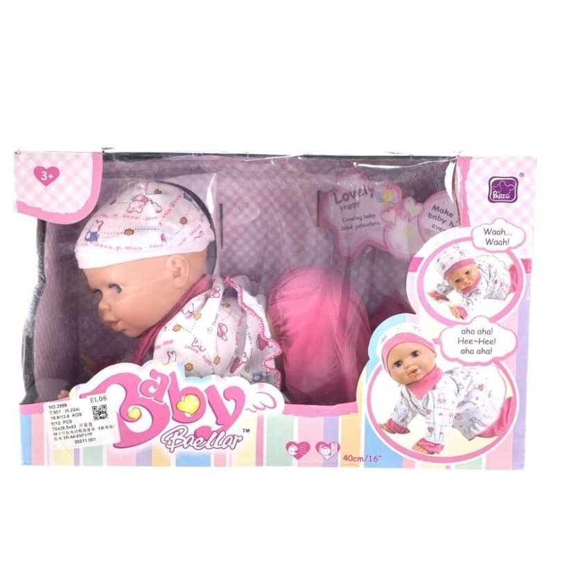 Oferte la Papusa interactiva Bebelus care umbla si vorbeste (Culoare produse: roz)